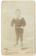 Photo Cdv Enfant Au Cerceau ( Photo Marcheteau Arles ) - Personas Anónimos