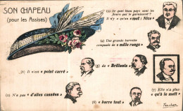 O5 - Carte Postale Fantaisie - Son Chapeau (pour Les Assises) - Illustrateur Fercham - Other & Unclassified