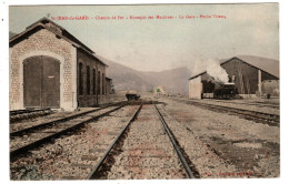 Saint Jean Du Gard , Gare Colorisée St Jean - Saint-Jean-du-Gard