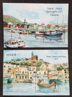 Malta Iceland Joint Issue 2011 Fishing Villages Boat (ms Pair) MNH - Malta