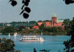 73671151 Ratzeburg Blick Zum Ratzeburger Dom Mit Fahrgastschiff Mecklenburg Ratz - Ratzeburg