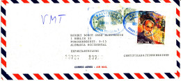 Mexico 1975, Reg. Letter From Mexico To Berlin, W/Gerardo Murillo, Famous Painter, Attractive Item - Mexiko