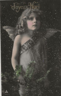 CPA 1908 Fillette élégante Aux Cheveux Bouclés Et , Aux  Ailes  D'ange  Pretty  Little  Girl  Angel - Retratos
