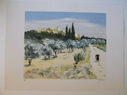 Lithographie " Paysage Provençal" Par ZAROU - Litografia