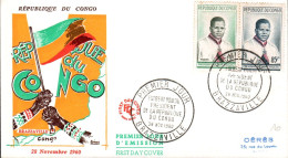 CONGO FDC 1960 PRESIDENT FULBERT YOULOU - FDC