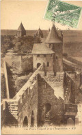 CPA - CARCASSONNE - LES TOURS VISIGOTH ET DE L'INQUISITION - Carcassonne