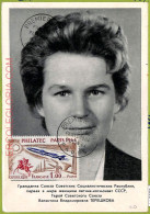 Ad3344 - FRANCE - Postal History - MAXIMUM CARD - 1964 - Valentina Tereshkova - Altri & Non Classificati