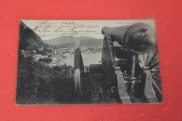 Varese Laveno Visto Dal Castello 1903 Fotocromo + Cannone - Varese