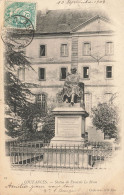 CPA Coutances-Statue De François Le Brun-29-Timbre    L2882 - Coutances