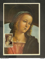 ITALIE - ITALIANA - Carte MAXIMUM 1955 - Madonna Of Perugino - Cartes-Maximum (CM)