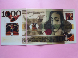 Puzzle De 3 CPM PAYS-BAS NEDERLAND Représentation Billet De Banque Bank Note Bankbiljet 1000 Florins Monnaie Surréalism - Monete (rappresentazioni)