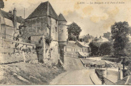 CPA -LAON - LES REMPARTS ET LA PORTE D'ARDON (1907) - Laon