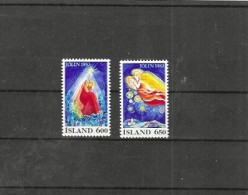 ISLANDE Nº 561 Al 562 - Christmas