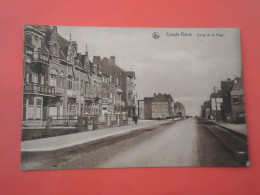 Koksijde - Bad - Coxyde - Bains    Entrée De La Plage         (2scans) - Koksijde