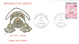 DJIBOUTI FDC 1978 ART LOCAL - Dschibuti (1977-...)