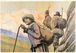 CPM*Affiche Publicité CHAMONIX - Alpinistes Vers 1900* Coll. Chapelland * TBE - Werbepostkarten