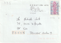 FLAMME   PERMANENTE   91   ORSAY   / N°  3102 - Mechanical Postmarks (Advertisement)