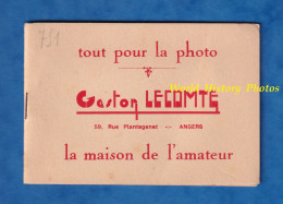 Petit Album Publicitaire Pour Photo - ANGERS - Gaston LECOMTE Photographe - Vers 1935 1945 - Rue Plantagenet - Matériel & Accessoires