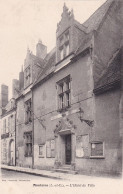 Montoire Sur Le Loir (41 Loir Et Cher) L'hôtel De Ville - édit. Laussedat Carte Précurseur - Montoire-sur-le-Loir
