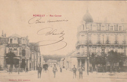 WA 21-(10) ROMILLY - RUE CARNOT - ANIMATION - THIEBAUT EDIT. ROMILLY - 2 SCANS - Romilly-sur-Seine