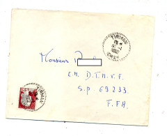 Lettre Cachet Tirman Oran Sur Decaris - Covers & Documents