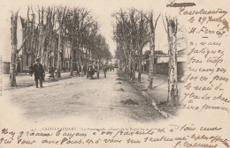 WA 23-(11) CASTELNAUDARY - LA PROMENADE - COURS DE LA REPUBLIQUE - ANIMATION - ATTELAGES - 2 SCANS - Castelnaudary