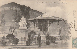 WA 24-(12) MILLAU - MONUMENT VERDIER ET KIOSQUE DE LA MUSIQUE - 2 SCANS - Millau