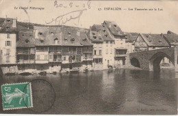 WA 26-(12) ESPALION - LES TANNERIES SUR LE LOT - EDIT ROUX , AURILLAC - 2 SCANS - Espalion