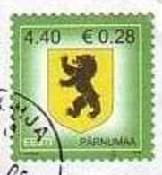 (!) Estonia Estonie Eesti 2006 PARNUMAA - LION  # Mi. 545 Used Stamp  (o) ALB - 62 - 18- 4 - Estonie