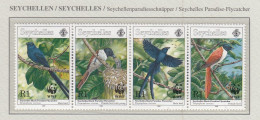 SEYCHELLES 1996 WWF Birds Mi 798-801 MNH(**) Fauna 539 - Otros & Sin Clasificación