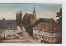 39054406 - Reichenau In Sachsen  - Bogatynia / Kreis Goerlitz - Zgorzelec Mit Schulplan Und Kirche Ungelaufen  Gute Erh - Zittau