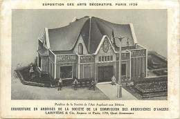 - Maine Et Loire -ref-B09- Arts Décoratifs Paris 1925 -pavillon Couverture Ardoisières Larivière & Cie Angers Paris - - Angers