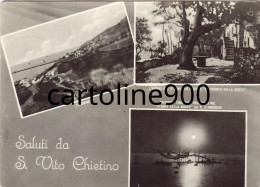 Abruzzo-chieti-s.vito Chietino Saluti Da S.vito Chietino Vedute Vedutine Anni 50 - Otros & Sin Clasificación