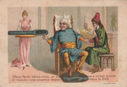 XU 4-(30) "  EMPORTER LE POULET , JE PREFERE LE ZAN " - LITH. APPEL , PARIS - PUBLICITE ZAN , P. AUBRESPY , UZES - Otros & Sin Clasificación