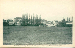 CPA - MANSLE - VUE DE LA VILLE PRISE DU CHAMP DE COURSE (RARE CLICHE, PARFAIT ETAT)) - Mansle