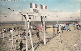 XU 7-(14) FRANCEVILLE PLAGE - LES JEUX SUR LA PLAGE - PORTIQUE DE JEUX - VOLLEY BALL  - 2 SCANS - Other & Unclassified