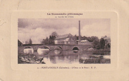 XU 8-(14) PONT D' OUILLY - L' ORNE ET LE PONT- LAVANDIERES - 2 SCANS - Pont D'Ouilly