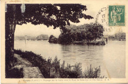 CPA - TOURS - LA LOIRE VERS LE PONT ST CYR ET ILE SIMON (1937) - Tours