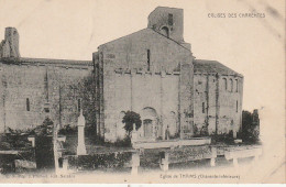 XU 12-(17) EGLISE DE THAIMS - CIMETIERE  - EDIT.  N. PAP , J. PREVOST , SAINTES - 2 SCANS - Andere & Zonder Classificatie