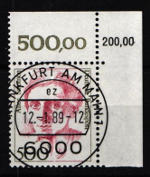 BRD Bund 1397 Gestempelt KBWZ, Vollstempel, Originalgummi #KU408 - Otros & Sin Clasificación