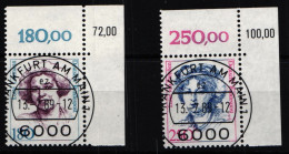 BRD Bund 1427-1428 Gestempelt KBWZ, Vollstempel, Originalgummi #KU406 - Andere & Zonder Classificatie