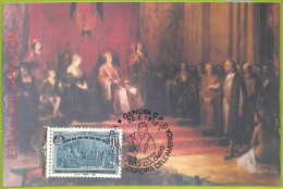 Ad3384 - ITALY - Postal History - MAXIMUM CARD - FDC - 1992 Columbus AMERICA - Cartoline Maximum