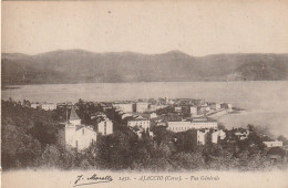 XU  16-(20) AJACCIO , VUE GENERALE - PHOTO J. MORETTI , BASTIA - 2 SCANS - Ajaccio