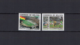 Bolivia 1990 Football Soccer World Cup Set Of 2 MNH - 1990 – Italie