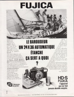 129004CL/ Appareil-photo FUJICA HD-S *Le Baroudeur*, Page De Magazine Format 21/27,5 Cm - Werbung
