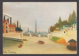 PR218/ Henri ROUSSEAU (le Douanier Rousseau), *Pont De Paris* - Malerei & Gemälde