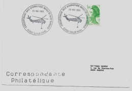N°2219 Cachet Temporaire Toulon Naval 1983 Cinquantenaire Base Aéronautique Navale De Saint Mandrier - Liberté 1,60 - Tijdelijke Stempels