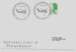 N°2219 Cachet Temporaire Toulon Naval 1983 Cinquantenaire Base Aéronautique Navale De Saint Mandrier - Liberté 1,60 - Aushilfsstempel