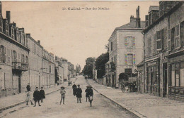 XU 20-(23) GUERET - RUE DES MOULINS - ANIMATION - ENFANTS - CARRIOLE A ANE - 2 SCANS - Guéret