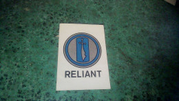 Autocollant Figurine Pannini Pour Album Super Auto N°  164 Logo Automobile  Reliant - Autocollants